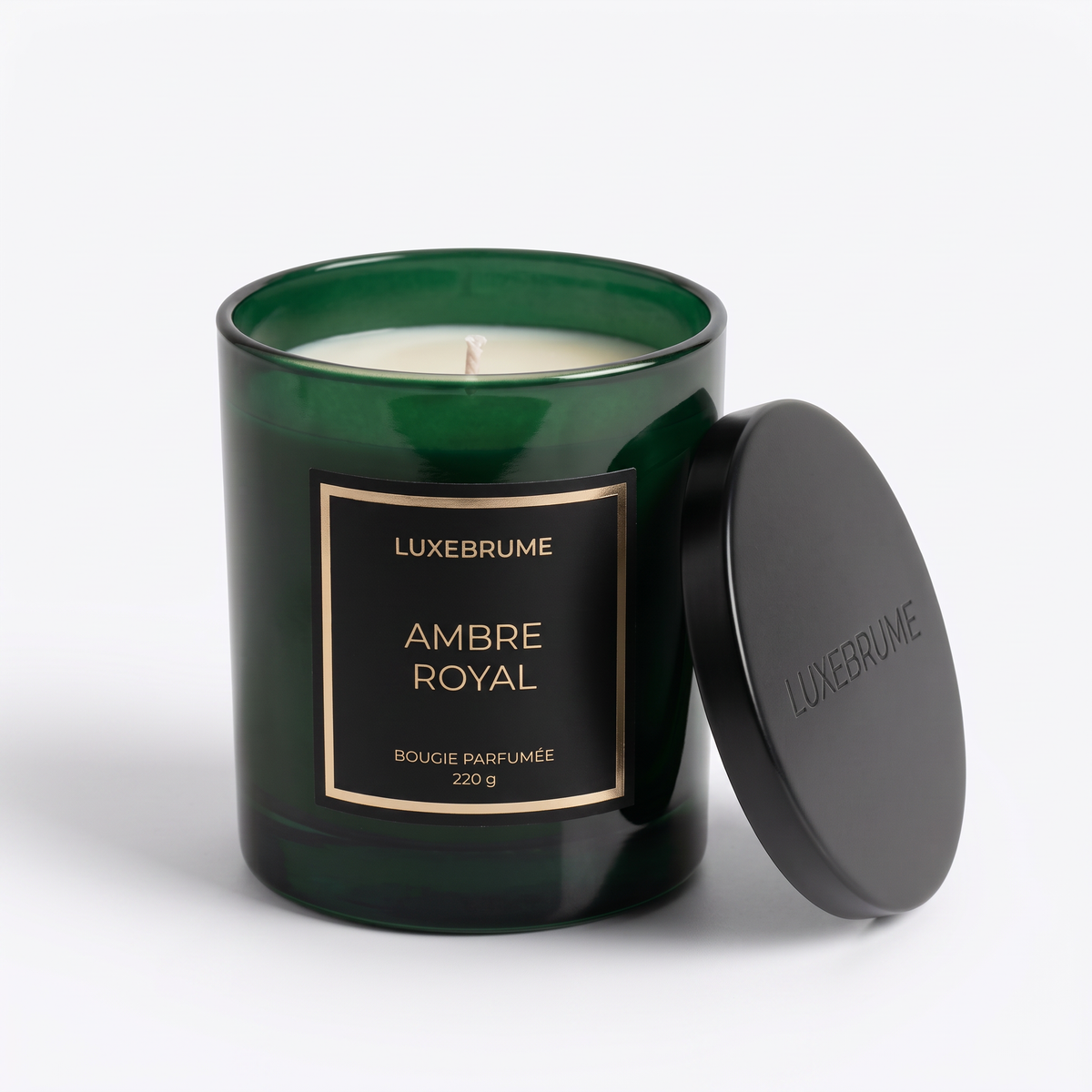 Bougie parfumée Ambre Royal – LuxeBrume